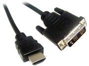 Micro Connectors M05-174 DVI-D to HDMI Male to Male Adapter - 10ft Micro Connectors M05-174 DVI-D to HDMI Male to Male Adapter - 10ft