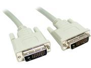 Micro Connectors M05 154 White 10 ft. M M DVI D Digital Dual Link Cable 10ft