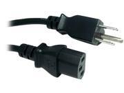 Micro Connectors Model M05-113UL-15 15 ft. AC Power Cord Cable Micro Connectors Model M05-113UL-15 15 ft. AC Power Cord Cable