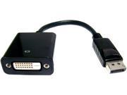 Micro Connectors DP DVI 9 9 ft. Display Port TO DVI Adapter