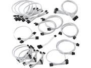 EVGA 100 CW 1050 B9 GS PS 850 1050 1000 White Power Supply Cable Set Individually Sleeved