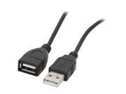 Kaybles USB MF BK 6FT 6 ft. USB cable A male to A Female in Black Color