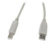 Kaybles USB AB 3 3 ft. USB 2.0 A male to B male Cable in Beige Color