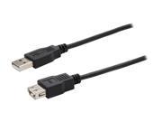 Kaybles USB MF BK 6 6 ft. USB 2.0 A male to A female Cable in Black Color
