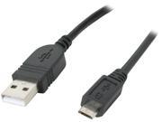 Kaybles USB MIC 3 3 ft. USB 2.0 A Male to Micro USB B Male Cable