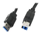 Kaybles USB3 AB 6FT 6 ft. USB 3.0 A Male to B Male Cable in Black Color