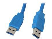 Kaybles USB3 MM 10FT 10 ft. USB 3.0 A Male to A Male Cable in Blue Color