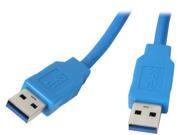Kaybles USB3 MM 15FT 15 ft. USB 3.0 A Male to A Male Cable in Blue Color