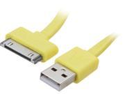 Candywirez CW FC809 Yellow USB 2.0 Sync Charge Cable for iPod iPhone iPad