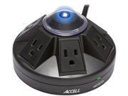 ACCELL D080B-013K 4 ft. 6 Outlets 1080 Joules Power Center and Surge Protector