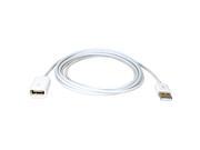 QVS ACX U1M White USB Power Charger Sync Extension Cable for iPod iPhone iPad