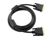 Insten 675672 Black 6 ft. DVI D 24 1 pin Male to DVI D Dual Link 24 1 pin Male Gold plated DVI D Digital Digital Dual Link Cable 9.9Gbps 24 1 pin M M