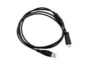 Insten 675564 USB Cable with Ferrite for Sony VMC MD3 Black