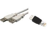 Insten 1044529 5 10 ft. 1X USB 2.0 Type A to A Cable M M