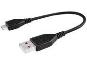 Insten 1088399 0.6 ft. 1X Micro USB 2 in 1 Data Charging Cable