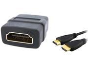 Insten 384198 1 x HDMI F F Adapter w 2 x High Speed HDMI Cable