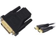 Insten 357079 1 x HDMI F to DVI M Adapter w 1 x High Speed HDMI Cable M M 10 FT 3 M