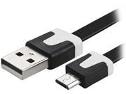 Insten 1187633 1m Universal Micro USB 2 in 1 Noodle Cable