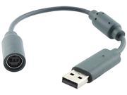 Insten 1926252 10 Pack Gray USB Breakaway Cable For Microsoft Xbox 360 Xbox 360 Slim