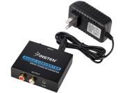 Insten 2097024 Optical Coaxial Toslink Digital to Analog Audio Converter Adapter RCA L R 3.5mm