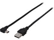 1ST PC CORP CB UMALA 39 39.37â€� Left Angle Micro USB Cable Black