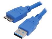 VCOM VC USB3MC6 6 ft. USB 3.0 Type A Male to Micro B Male Cable