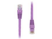 0.5 FT RJ45 CAT6 550MHz Molded Ethernet Network Patch Cable Purple Lifetime Warranty