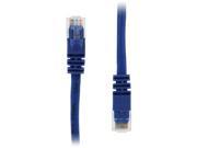 0.5 FT RJ45 CAT5E Molded Ethernet Network Patch Cable Blue Lifetime Warranty