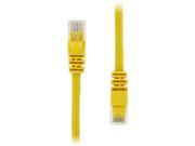 0.5 FT RJ45 CAT5E Molded Ethernet Network Patch Cable Yellow Lifetime Warranty