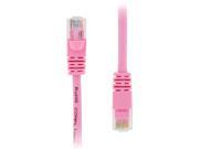 1.5 FT RJ45 CAT6 550MHz Molded Ethernet Network Patch Cable Pink Lifetime Warranty