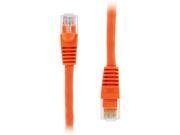 10 Pack 1 FT RJ45 CAT5E Molded Ethernet Network Patch Cable Orange Lifetime Warranty