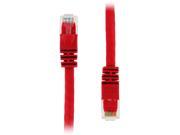 100 Pack 1 FT RJ45 CAT5E Molded Ethernet Network Patch Cable Red Lifetime Warranty