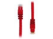 20 Pack 1 FT RJ45 CAT5E Molded Ethernet Network Patch Cable Red Lifetime Warranty