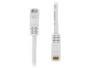 10 Pack 2 FT RJ45 CAT5E Molded Ethernet Network Patch Cable White Lifetime Warranty