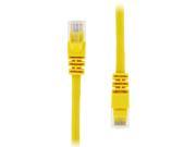 20 Pack 2 FT RJ45 CAT5E Molded Ethernet Network Patch Cable Yellow Lifetime Warranty