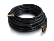 C2G 41233 Black 25 ft Connector on First End 1 x DVI D Single Link Male Digital Video Connector on Second End 1 x DVI D Single Link Male Digital Video Cable