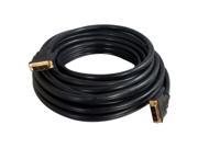 C2G 41234 Black 35 ft Connector on First End 1 x DVI D Single Link Male Digital Video Connector on Second End 1 x DVI D Single Link Male Digital Video C2G