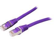 C2G 00910 20 ft. Cat6 Snagless Shielded STP Network Patch Cable Purple