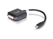 Cables To Go 54311 8IN MINI DISPLAYPORTâ„¢ MALE TO SINGLE LINK DVI D FEMALE ADAPTER CONVERTER BLACK