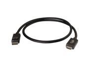 Cables To Go 54326 6FT DISPLAYPORTâ„¢ MALE TO HD MALE ADAPTER CABLE BLACK