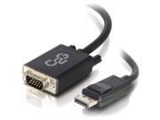 Cables To Go 54333 10FT DISPLAYPORT™ MALE TO VGA MALE ACTIVE ADAPTER CABLE BLACK