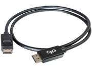 Cables To Go 54402 10 ft. Displayport Cable With Latches M M Black