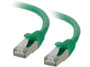 C2G 00826 2 ft. Cat6 Snagless Shielded STP Network Patch Cable Green