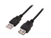 Nippon Labs USB 15 MF BK 15 ft. USB 2.0 A Male to A Female extension cable