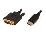 Nippon Labs DP DVI 6 6 ft. DisplayPort to DVI D 28 AWG Cable
