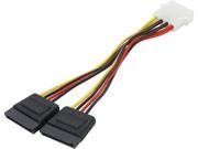 Nippon Labs POW S6800 6IN 6 5.25 Male to SATA x 2 Internal DC adaptor Cable