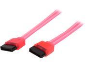 Nippon Labs SATA3 INS 6 LL RD 6 ft. 6.0Gbit s SATA3 Type L to SATA3 Type L Internal Shielded Cable UV Red