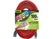 Prime Wire Model NS515835 100 ft. Neon Flex Extension Cord With Indicator Light