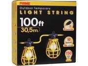 Prime Wire Model LSUG2835 100 ft. 10 Bulb 12 3 SJTW Outdoor Temporary Light String