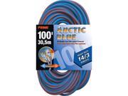 Prime Wire Model LT530735 100 ft. Heavy Duty Artic Blue All Weather TPE Extension Cord
